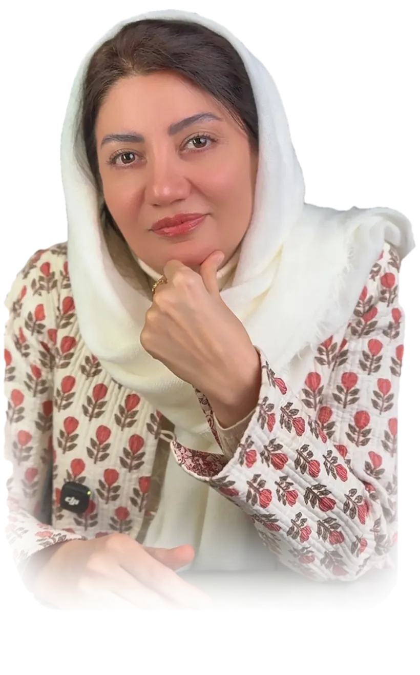 دکتر ندا عزیزی، روان‌شناس و مشاور حضوری و آنلاین
